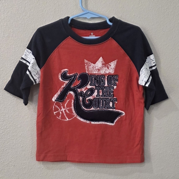 Toddler Boy "King Of The Court" T-Shirt - Picture 1 of 3